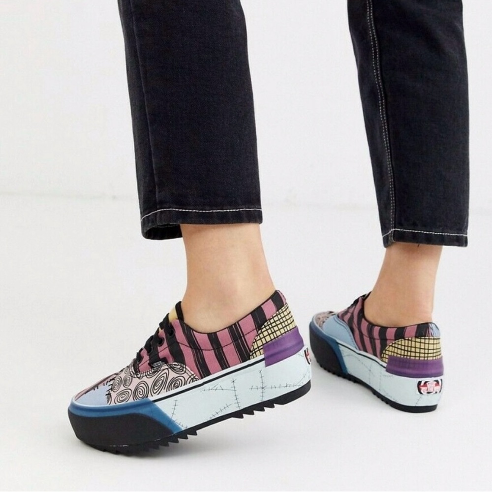 Vans x Nightmare Before Xmas Sally Stacked Platform, W 10 M 8.5